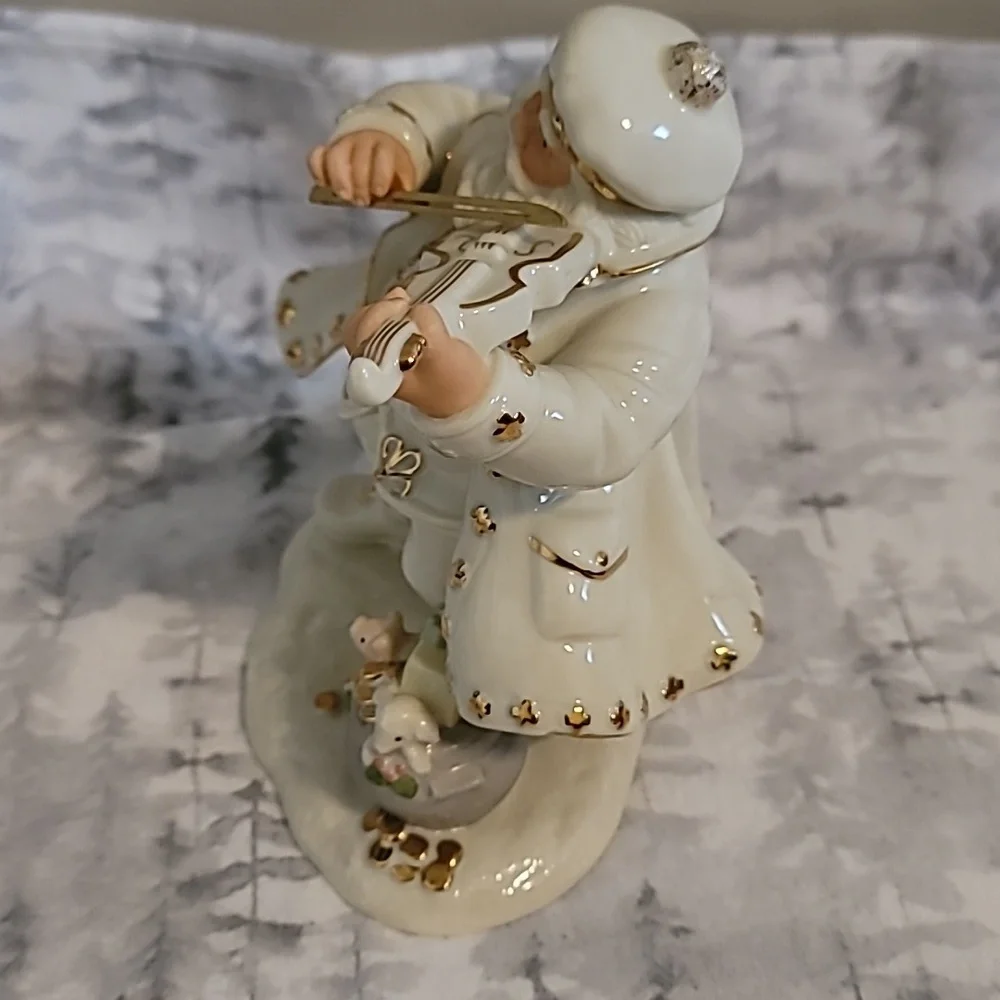 Lenox Classic Irish Santa white gold Limited Edition figurine